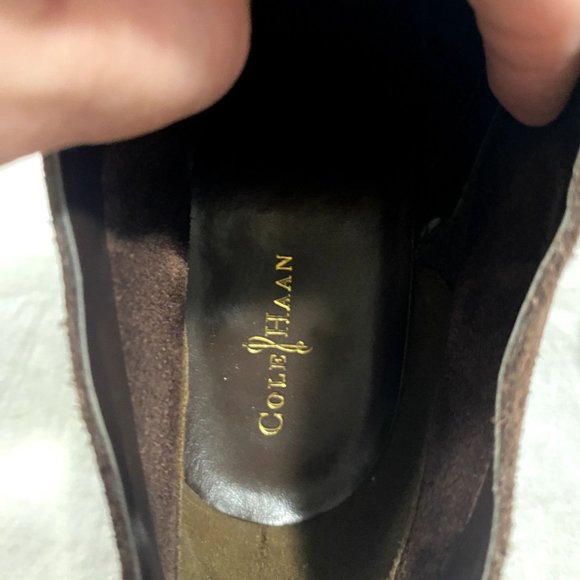 Cole‎ Haan Britt Chukka Brown Suede Wedge Bootie Size 9.5 - Picture 8 of 10